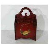 Magazine rack, 9" x 12" x 14"