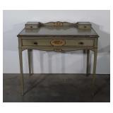 Painted vanity, no mirror, paint shows wear, 19"