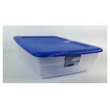 Sterilite 28 quart tote with lid
