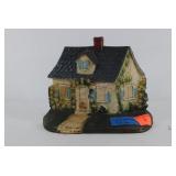 John Wright cast iron door stop, marked John