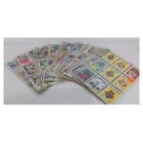 Baseball cards, 153 cards in protective plastic