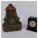 Two clocks, neither run, Westclox Ironclad alarm