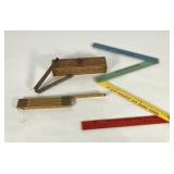 Ruler group, Lufkin Boxwood folding 24",