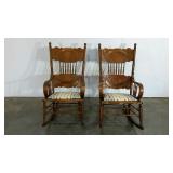 Two Larkin rocking chairs, in nice condition,