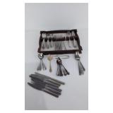 Flatware, mostly stainless