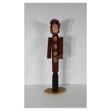 Wooden hand crafted figure, 48.5"