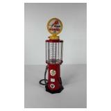 Miniature gas pump drink dispenser, stands 21"