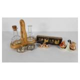 Kitchenwares,  salt & pepper shakers plus and oil