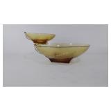 Pebblestone by Hazelware glass 3-piece Chip and