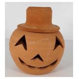Terracotta Jack-o-lantern