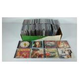 Large CD box of music approximately 90 in box,