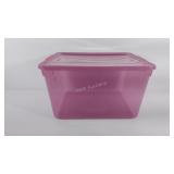 Empty tote with lid, good condition,