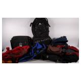 Bag group, 5 duffel bags, 2 brief case bags, 2