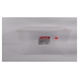 Empty tote with lid, good condition,