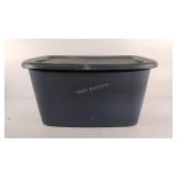 Empty tote with lid, approximately 24"×16"