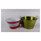 Tin tubs, good condition