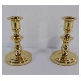Pair of Baldwin Brass Candlesticks 5"