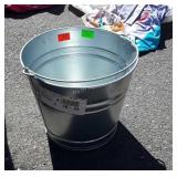 New Galvanized Bucket, 2 gallon size