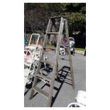 Old 6ft Wood Step Ladder