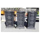3 Rain Water Collection Pedestals, plus short