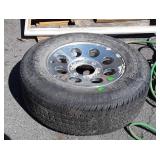 Automotive Wheel with Tire, 8 lug 275/70R18