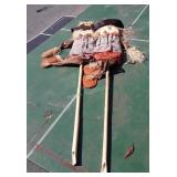 2 Scarecrow Decorative Figures