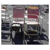 4pc Seating lot, pair of Outdoor Chairs, Fishing