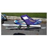 Sports Toys, boogie board, snow skies, plastic