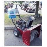 White Outdoor Snow Blower, 5.5hp, 24" width cut,