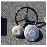 John Deere Parts, steering wheel, set of 4