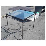 Outdoor or Sunroom Accent Table, heavy wrought