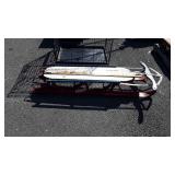 Vintage Snow Sled, double set of ski Runner