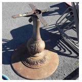 Heavy metal Table Base, fancy decor, one mount