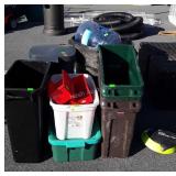 Containers group, waste cans, totes, bins, etc.