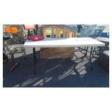 Lifetime 6ft Poly Table Used condition yet still