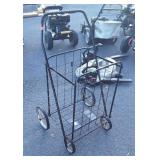 Homeowners Shopping Basket Cart, black color