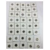 40 Roosevelt dimes mixed dates