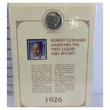 1926 peace Dollar and first day issue stamp