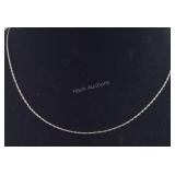 Sterling silver chain 18in