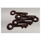 Five skeleton keys