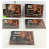 Five native Americans office tribute buffalo