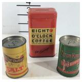 Advertising tins, Percival Duffins salt, Eight