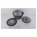 Three old Wire Egg Baskets