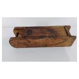 Old wood box for holding Blasting Caps