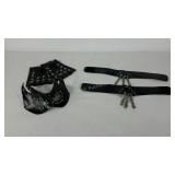 Costume accessories, gloves, mask and arm bands