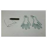 Very old folding reading glasses with original