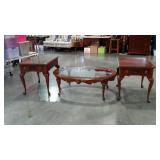 Trio of Pennsylvania House tables, two end tables