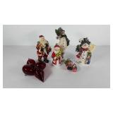 Holiday decor, glass ornaments, including Inge