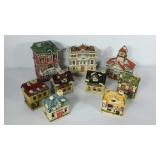 Holiday decor houses, holiday expressions