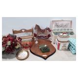 Mixed group, jewelry box, mounting plaque,